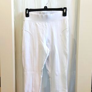 HUE White Stretch Leggings